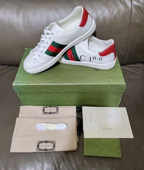 gucci 100th anniversary sneakers|classic Gucci sneakers for men.